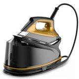 Rowenta Dg7644 Compact Steam Pro Buharlı Ütü İstasyonu | 2200 Watt | Ekstra Buhar Püskürtme: 325 G/Dak. | Tank Kapasitesi: 1100 Ml | Siyah/Sarı