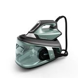 Rowenta Force Pro 500 Buharlı Ütü İstasyonu, 2800 W, 130 G/Dk Değişken Buhar Miktarı, 600 G/Dk Şok Buhar, Enerji Tasarrufu, Quicksteam Teknolojisi, Okaliptüs/Siyah, Vr9042f0