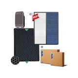 Rowenta PU2120 Hava Temizleyici Filtre Faf Marka Uyumlu Ürün Hepa + Karbon Birleşik Filtre XD6040FO, XD6040 Mavi Allergy - Mavi - Beyaz