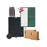 Rowenta PU2120 Hava Temizleyici Filtre Faf Marka Uyumlu Ürün Hepa + Karbon Birleşik Filtre XD6040FO, XD6040 Yeşil Formaldehit - Yeşil - Beyaz