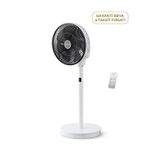 Rowenta Qv5040 Turbo Twist Silence Sessiz Kompakt Vantilatör - Beyaz