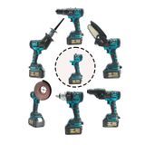 Rowermax Alman MS-512VFX 6 Kafalı Süper Set Darbeli Matkap Budama Testeresi Tilki Kuyruğu Taşlama Somun Sökme Kırıcı