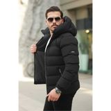 Rowsmen ERKEK SU RÜZGAR YAĞMUR GEÇİRMEZ ŞİŞME KAPÜŞONLU ŞİŞME MONT KABAN CEKET