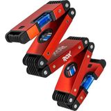 Rox 0176 Mıknatıslı Alüminyum Katlanır Su Terazisi 70 cm - 1 Adet