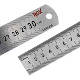 Rox 0199 Çift Taraflı 300 MM Çelik Cetvel
