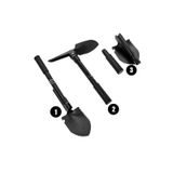 Rox 42 cm Camping 0106 Pusulalı Mini Katlanır Kürek Kamp Küreği