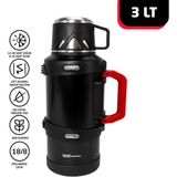 Rox Camping 3000 Kamp Termos 3.0 Lt - Siyah - 3 lt