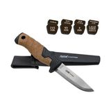 Rox Camping Bushcraft Pro Paslan Çelik Kamp Bıçak - Siyah - 25