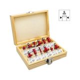 Rox Wood 0309 Ahşap Freze Seti 12 Parça (Sap: 6mm)