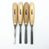 ROX Wood 15399076 Ahşap Oyma Iskarpela Seti 4 Parça Ahşap Kutulu