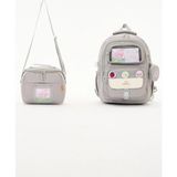 Roxbros Kawaii 2'li Okul Çantası Seti Ilkokul Sırt Çantası + Termal Beslenme Çantası - Gri - 42X35 cm