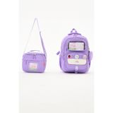 Roxbros Kawaii 2'li Okul Çantası Seti İlkokul Sırt Çantası + Termal Beslenme Çantası