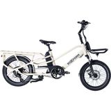 Roxform Porto S Elektrikli Bisiklet Kargo Bisikleti Alüminyum 13AH Shimano Altus, Hidrolik Disk Fren - Krem