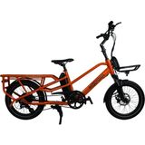 Roxform Porto S Elektrikli Bisiklet Kargo Bisikleti Alüminyum 13AH Shimano Altus, Hidrolik Disk Fren - Turuncu