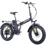 Roxform Sasha Elektrikli Şehir Bisikleti - 250W Motor, 20 Inç Jant, LED Aydınlatma, SİYAH - Siyah