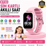 Roxiva Wonlex KT33 Sim Kartlı Android Akıllı Çocuk Saati Whatsap Gps Görüntülü Konuşma Sos Acil Durum Takip Saati - Pembe