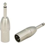 Roxtone RX-J383 6.3 mm Mono Erkek XLR 3pin Erkek Çevirici