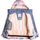 Roxy Bamba Girl Jk Çocuk Snowboard Ceketi - Pembe