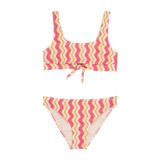 Roxy Bold Waves Kız Çocuk Kırmızı Bikini