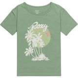 Roxy Day And Night Vintage Kız Çocuk Yeşil Tişört - Haki - 10 Yaş