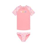 Roxy Dot Kısa Kollu Lycra Set, 7, ERLWR03328, PLUMERIA ROXY DOTS, Kız çocuk