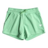 Roxy ERGFB03310-GHW0 Yeşil Surf Feeling Short Terry Çocuk Günlük Stil Şort