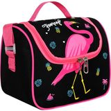 Roxy Flamingo Siyah Lisanslı Termal Isı Yalıtımlı Beslenme Çantası - Termal Beslenme Çantası - 20 cm x 25 cm x 13 cm