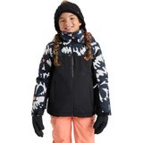 Roxy Galaxy Gırl Jk Kız Çocuk Anthracite - Plaid_2 Snowboard Ceketi ERGTJ03200-6457 - 16 Yaş - Siyah