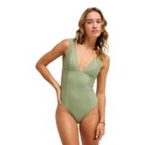 Roxy Kadın Mayosu | Mayo ERJX103786., Yağlı Yeşil, XL
