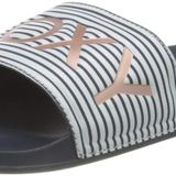 Roxy Kadın Slippy for Women Slide sandalet, mavi indigo, 36 EU
