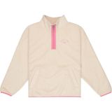 Roxy Lucky Girl Kız Çocuk Bej Polar Ceket - 6 Yaş - Ekru