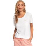 Roxy Oceanholıc Kadın T-Shırt ERJZT04794-WBK0 - 2XS - Beyaz