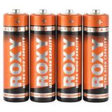Roxy Roxy Aa Kalem Pil 4’lü Çinko Karbon Metal Kaplama - 4'lü