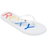 Roxy Sandy Kadın Sandalet, Kadın Parmak Arası Terlik, Beyaz Gökkuşağı Monogram, 5 UK