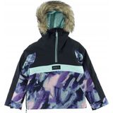 Roxy Shelter Kız Çocuk Siyah Snowboard Ceketi - 12 Yaş