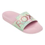 Roxy Slippy II kadın sandaleti, Yeşil Pembe, 36 EU