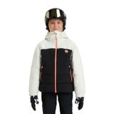Roxy Snowyhill Puffy Kız Çocuk Beyaz Snowboard Ceketi