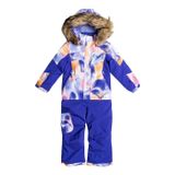 Roxy Sparrow Jumpsuit 2-7 Yaş Çocuk Kayak Tulumu-ERLTS03012 WBB1-BRIGHT WHITE PANSY PANSY RG 2Y