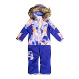 Roxy Sparrow Jumpsuit 2-7 Yaş Çocuk Kayak Tulumu-ERLTS03012WWB WBB1-BRIGHT WHITE PANSY PANSY RG - 4Y