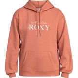 Roxy Surf Stoked Brushed Kadın Kapüşonlu Sweatshirt - Turuncu - XS