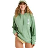 Roxy Surf Stoked Hoodie Terry Art Kadın Yeşil Sweatshirt - Haki - M