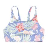 Roxy Tropical Story Crop Top Set Kız Çocuk Mavi Bikini