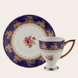 Roy King 23067-5 Flower Blue 6'lı Kahve Fincanı