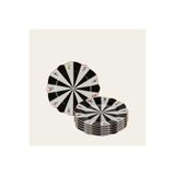 ROY KING ACEM SİYAH 6'LI TATLI TABAK 17 CM
