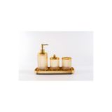 ROY KING CANYON 4 PRÇ TEPSİLİ BANYO SETİ AMBER GOLD