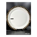 Roy King GBS001 Line 33 CM Gold Yuvarlak Sunum Tabak