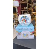 Roy King Rainbow Porselen Kupa 300 ml - Beyaz - Metalik Sarı - 1 Adet
