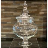 Roy Kıng Rk Ayaklı Cam Fanus Scatola Cleopatra 32cm