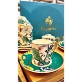 Roy King Roykıng Carlotta 6 Lı Kahve Fincanı Bone Chına - Yeşil