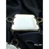 ROY KING Royking Elegance Kare Sunum Tabak Antique 36 CM PCL 016